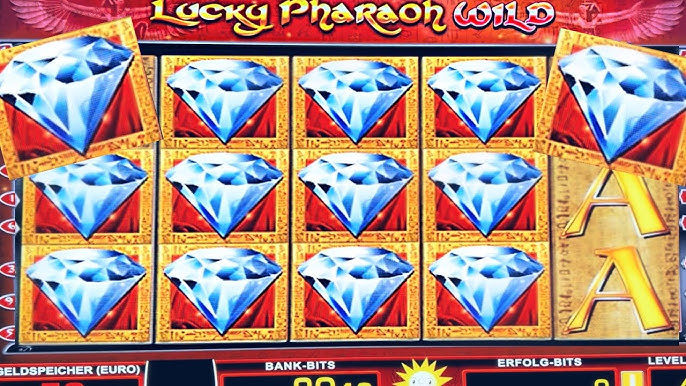 Lucky Pharaoh Merkur Slot – Spielfeld mit ägyptischen Symbolen